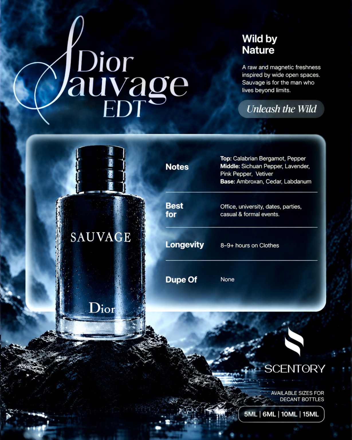 Dior Sauvage EDT perfume decant