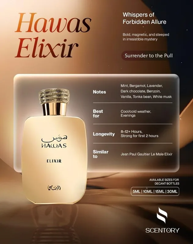 Hawas Elixir EDP perfume decant