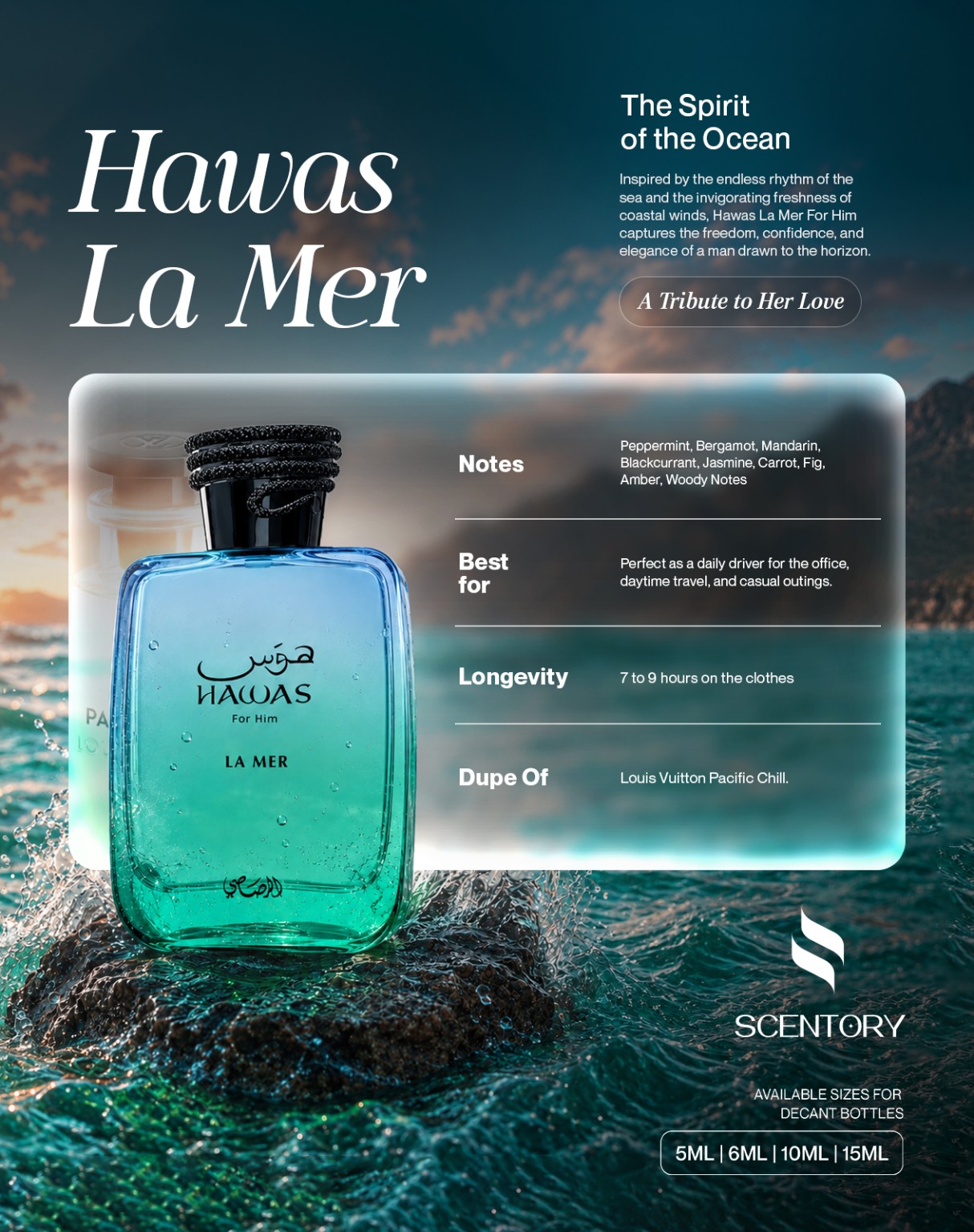 Hawas La Mer EDP perfume decant