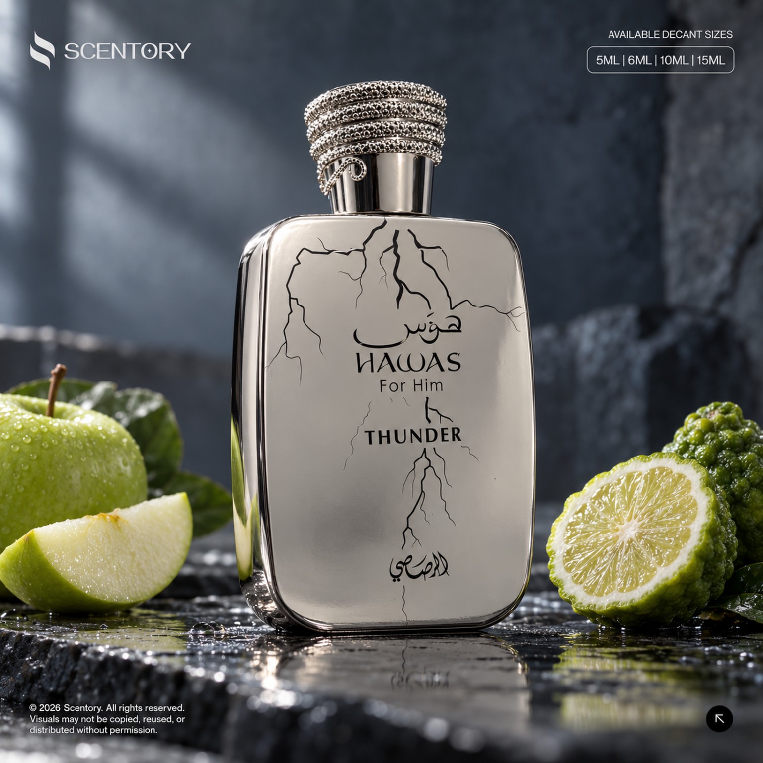Hawas Thunder perfume decant