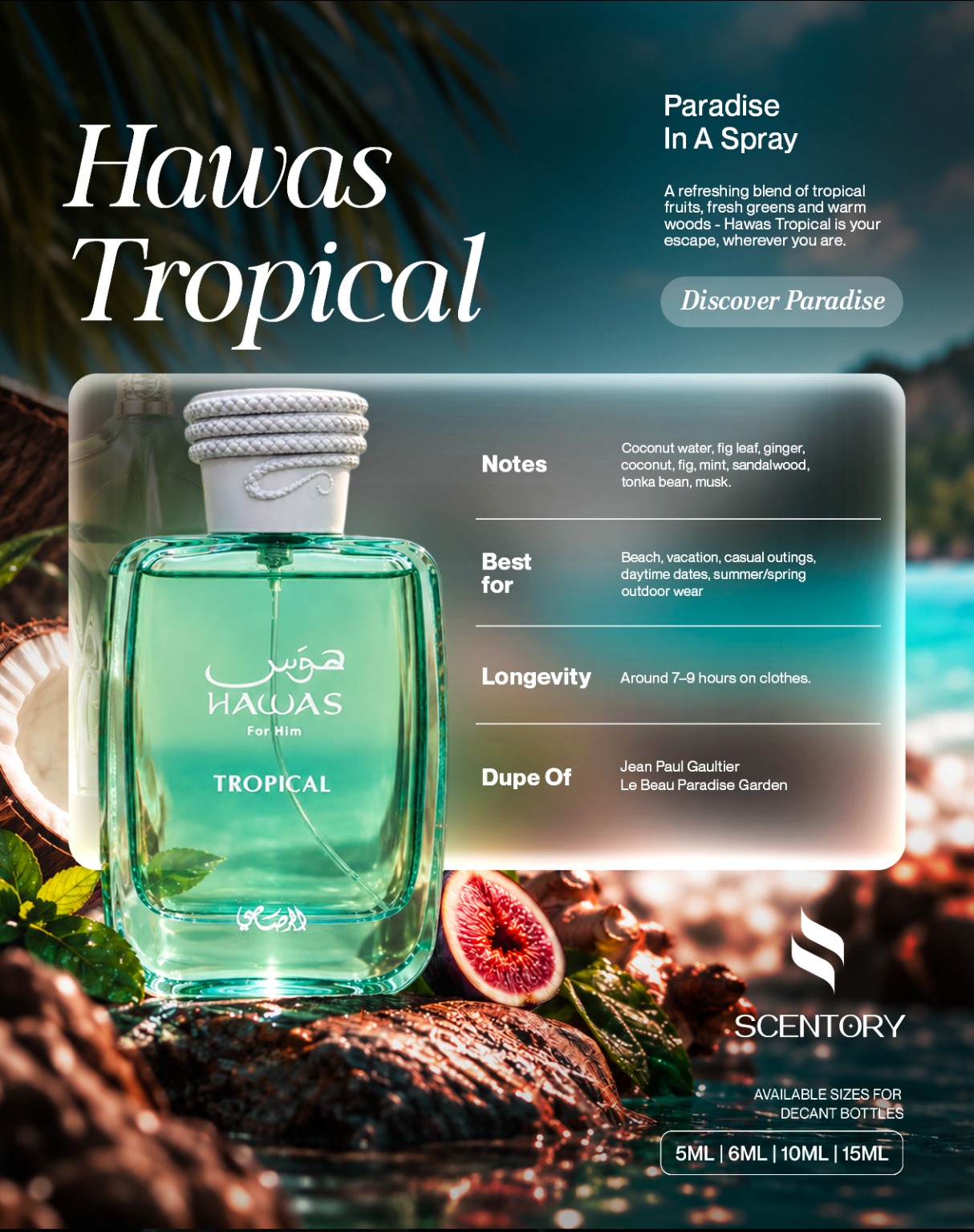 Hawas Tropical EDP perfume decant