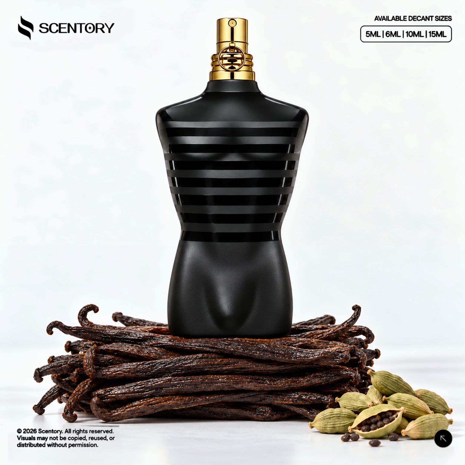 JPG Le Male Le Parfum perfume poster