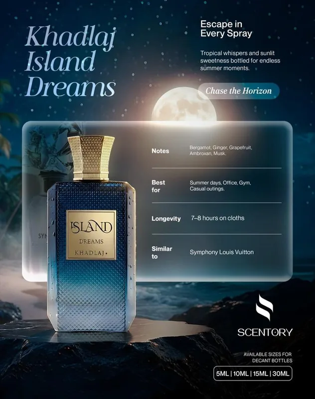 Khadlaj Island Dream EDP perfume decant