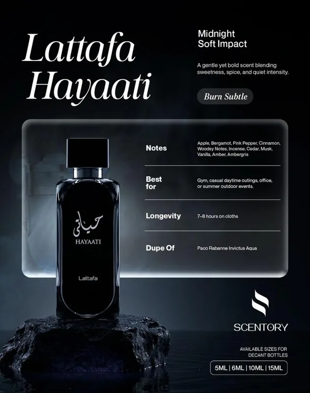Lattafa Haayati (EDP) perfume decant