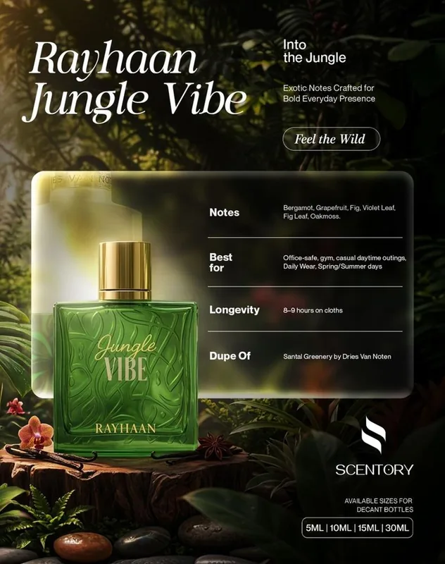 Rayhaan Jungle Vibe EDP perfume decant