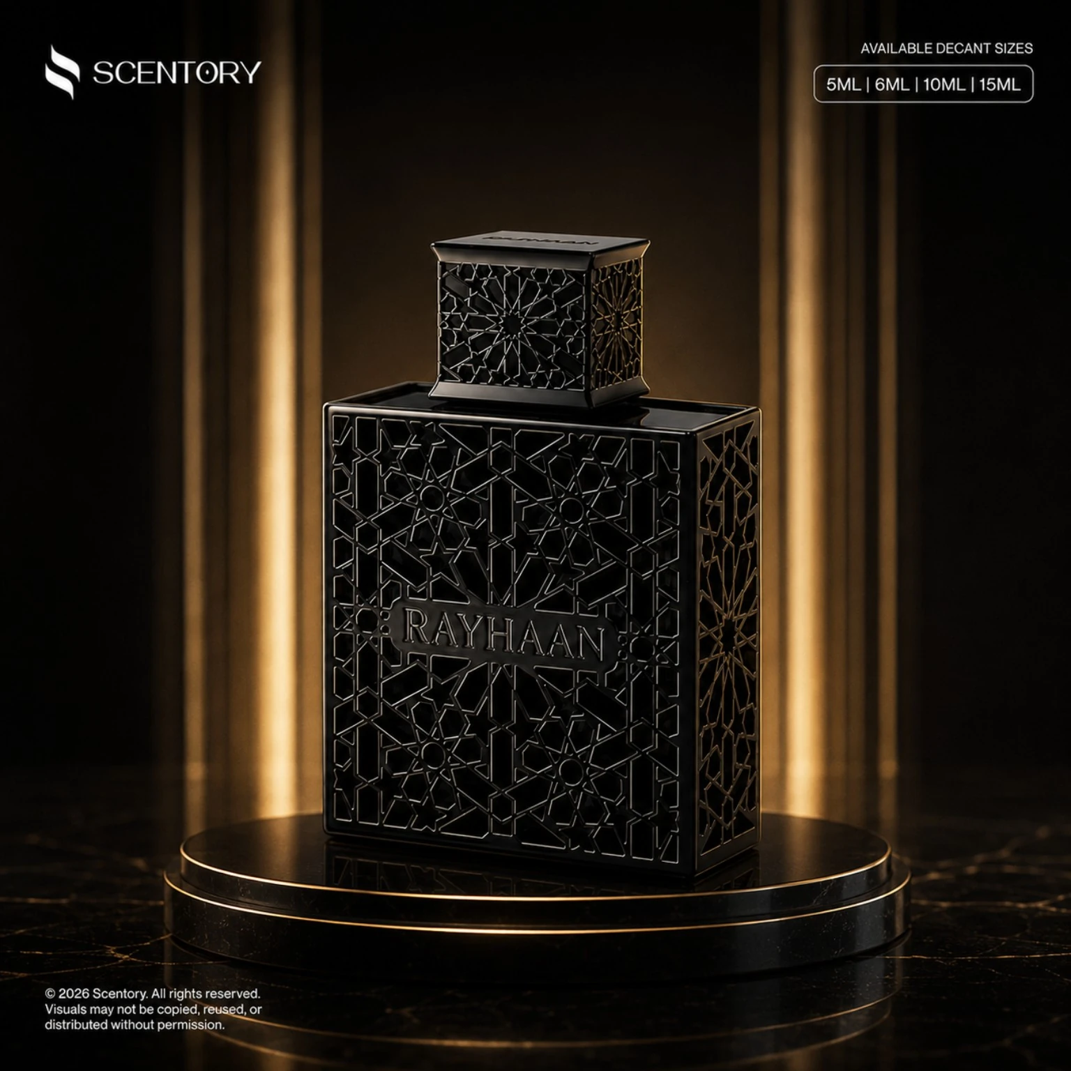 Rayhaan Obsidian EDP perfume decant