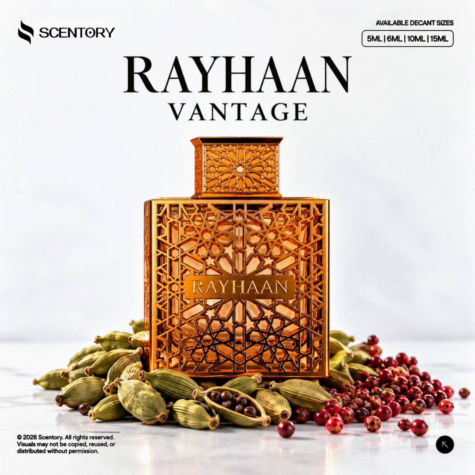 Rayhaan Vantage perfume decant