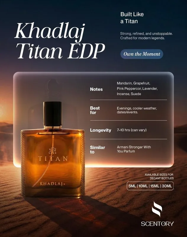 Titan by Khadlaj (EDP) perfume decant
