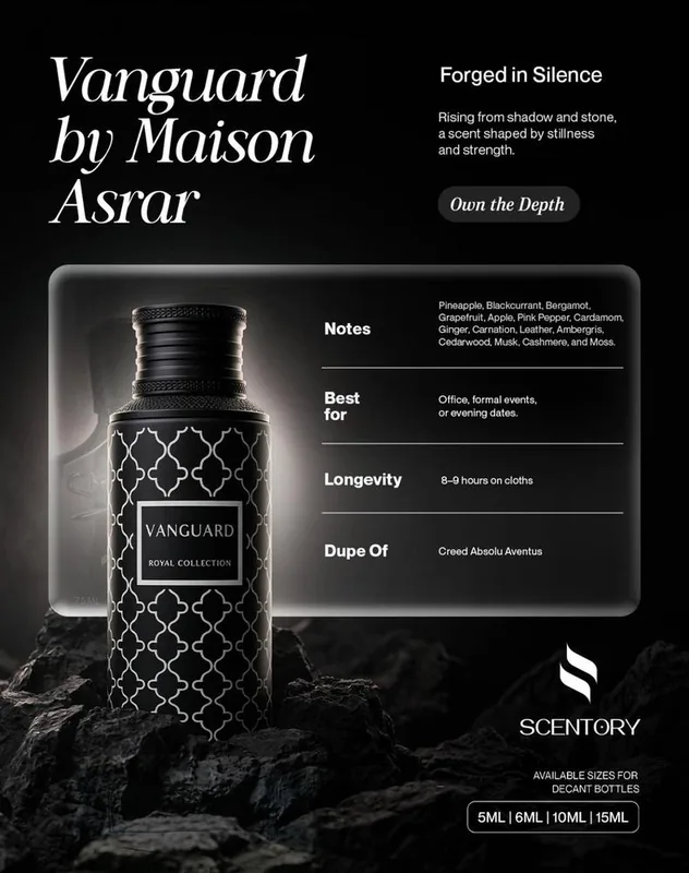 Vanguard by Maison Asrar perfume decant