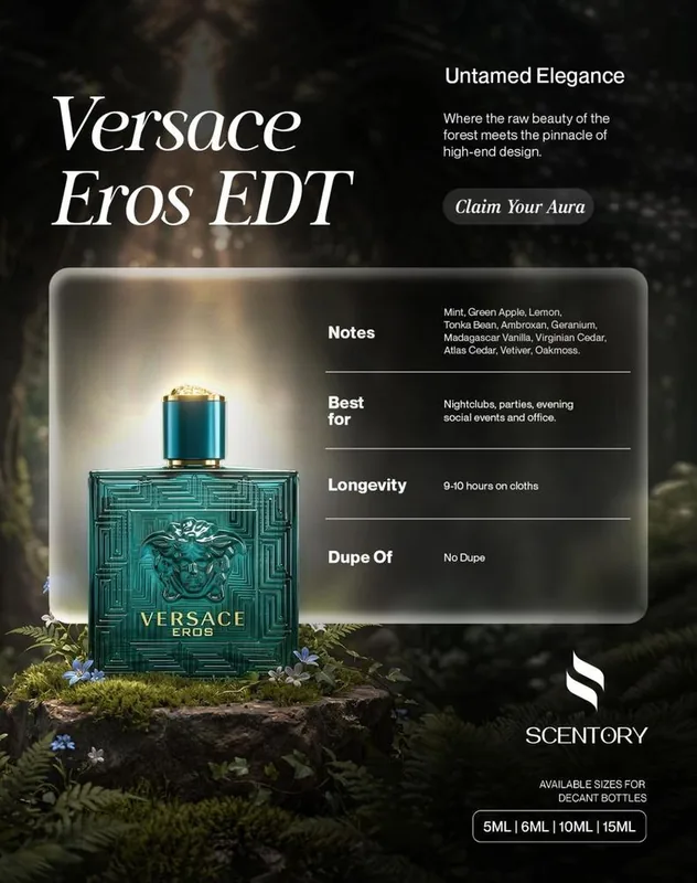 Versace Eros (EDT) perfume decant