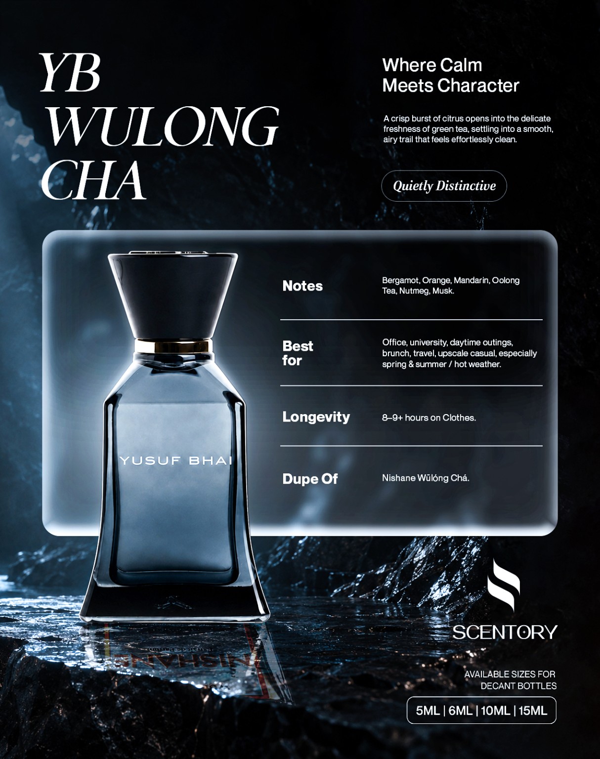 Yusuf Bhai - Wulong Cha perfume decant